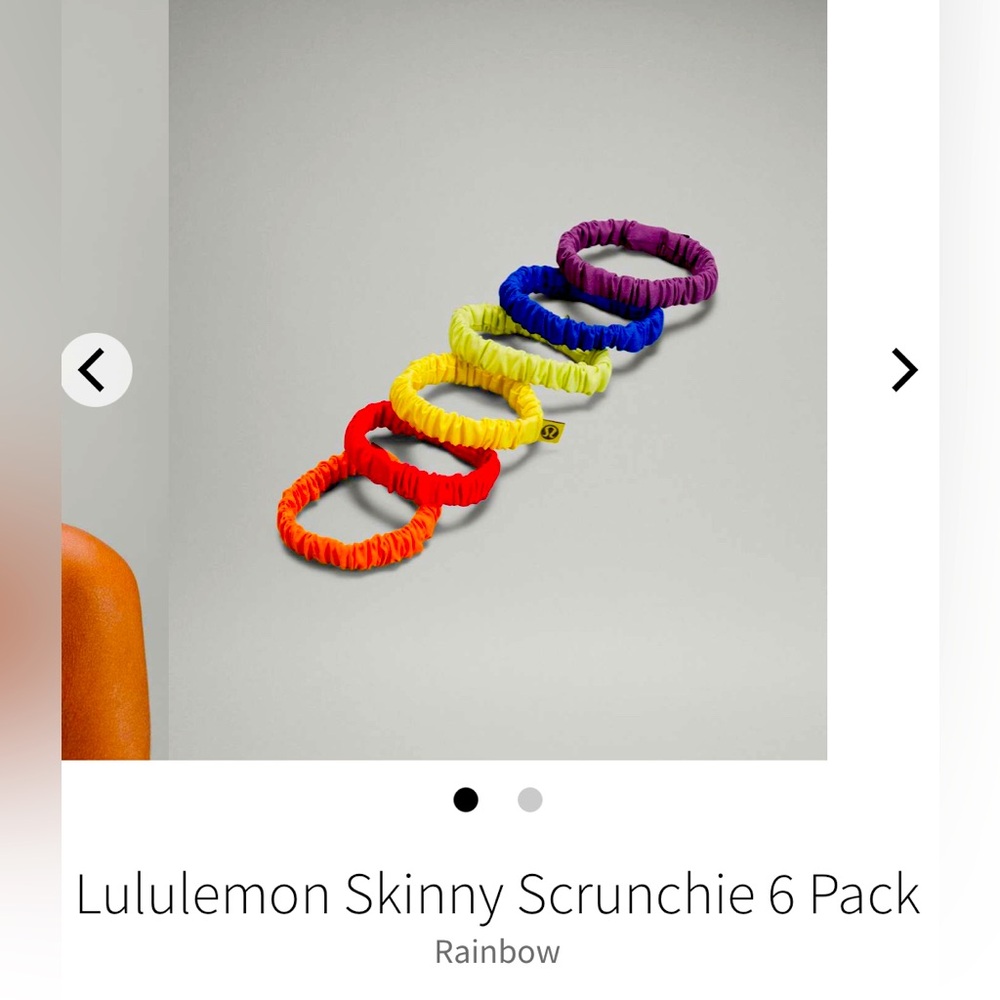 Lululemon Skinny Scrunchie 6 Pack BNWT